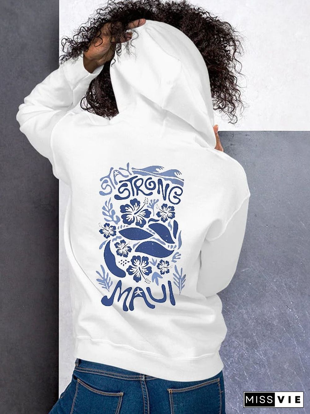 Women's Lahaina Strong Print Hoodie