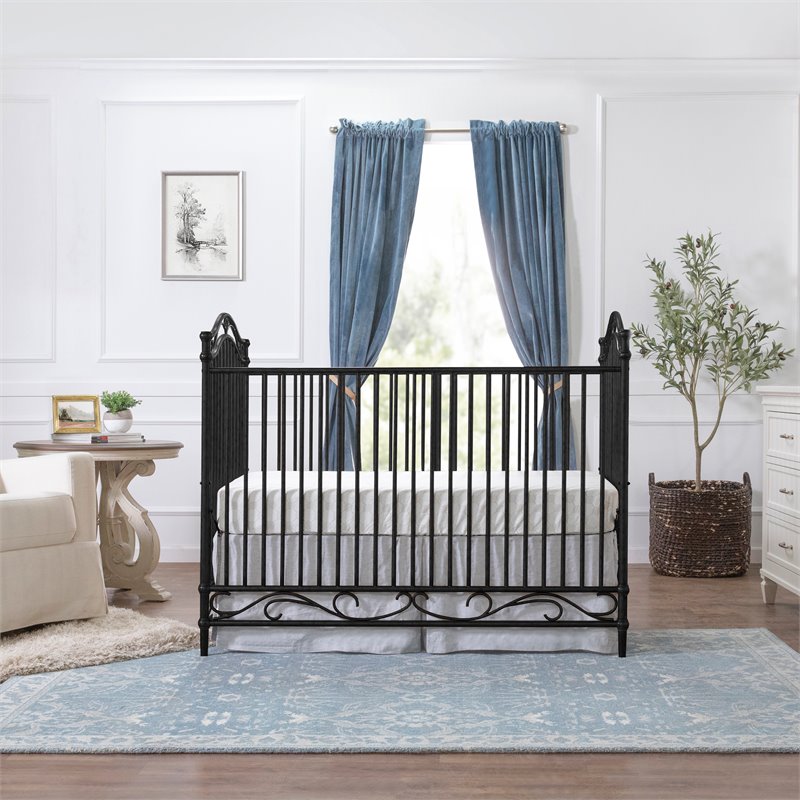 Namesake Camellia 3-In-1 Convertible Crib in Vintage Iron