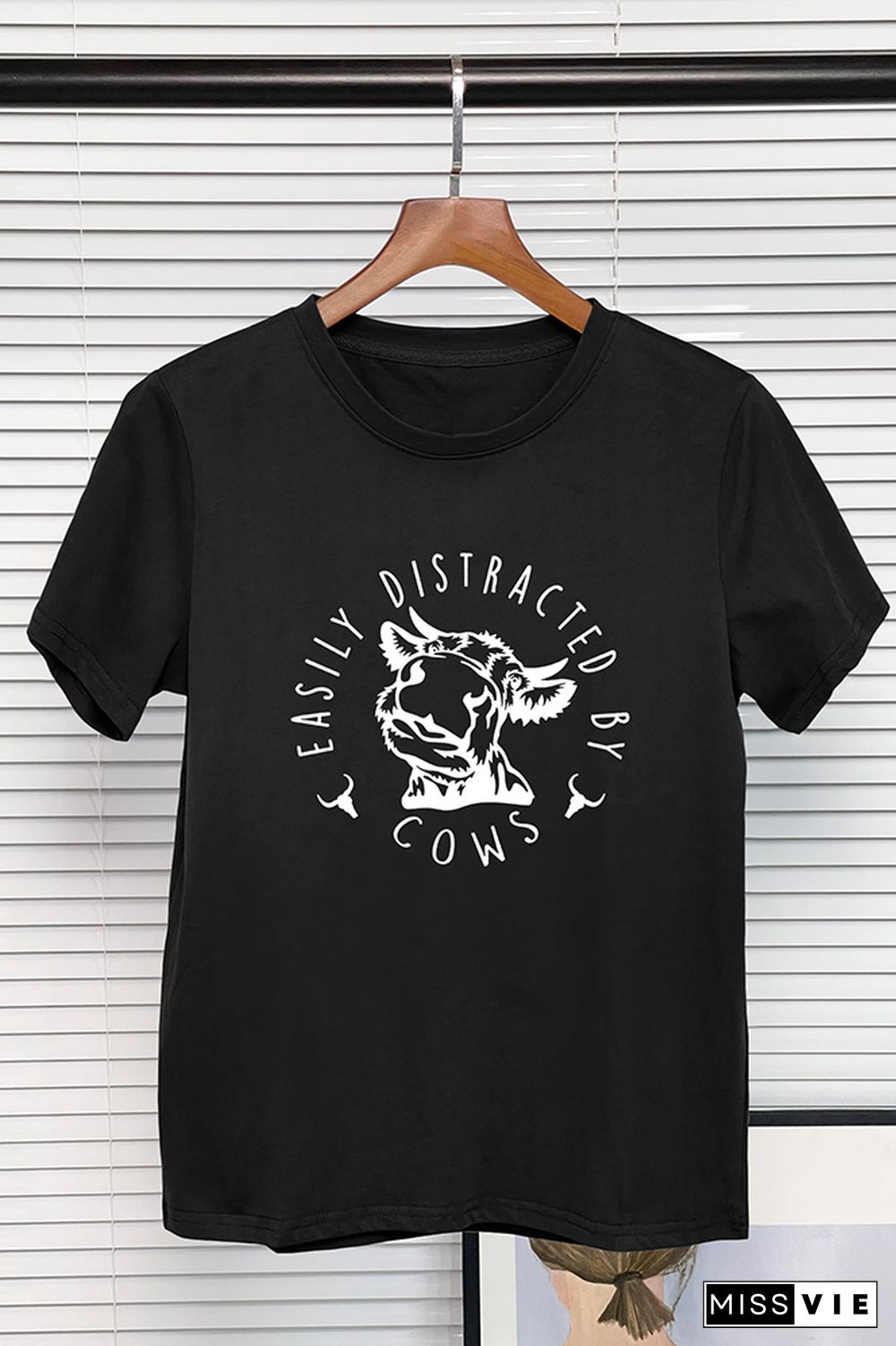 Easily Distracted By Cows Graphic Tee