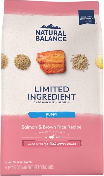 Natural Balance Limited Ingredient Salmon and Brown Rice Puppy Recipe Dry Dog Food