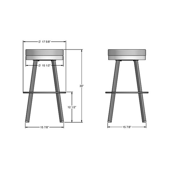 Amisco Swice Swivel Bar Stool