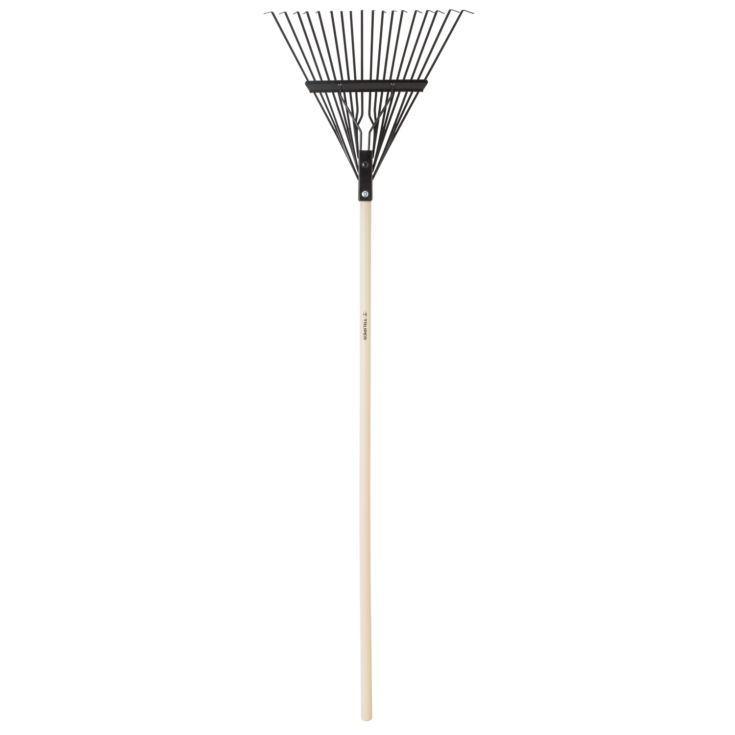 Truper 59 in. 18 Tine Steel Rake Wood Handle