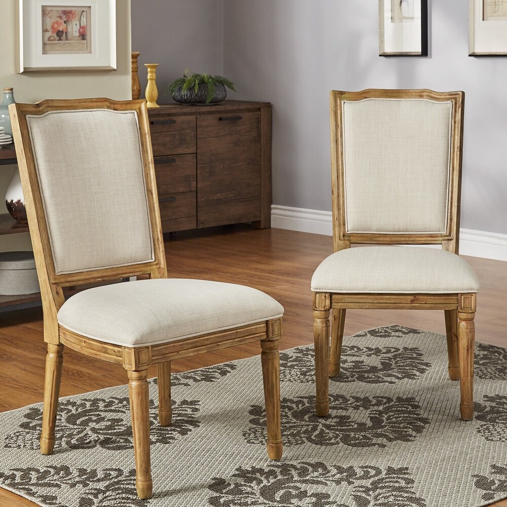 Deana Round Dining Set with Ornate Back Chairs by iNSPIRE Q Artisan