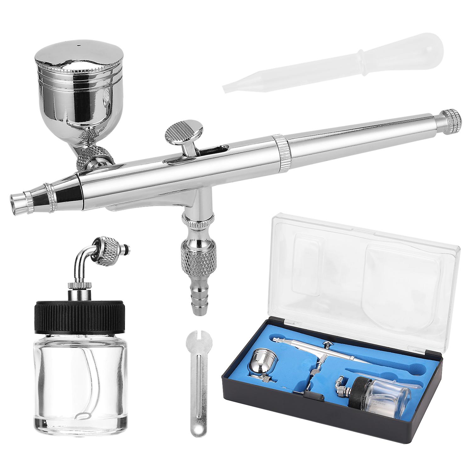 Professional T134 Airbrush Set For Model Making Art Painting With G1/8 Adapter Wrench Dropper 2 Fluid Cups No.259830