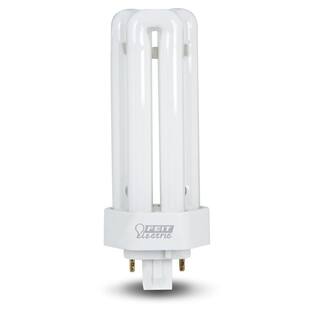 Feit Electric 26-Watt Equivalent PL Tritube CFLNI 4-Pin Plug-In GX24Q-3 Base CFL Replacement LED Light Bulb Cool White 4100K (1-Bulb) BPPLT26E841LEDG2HDRP