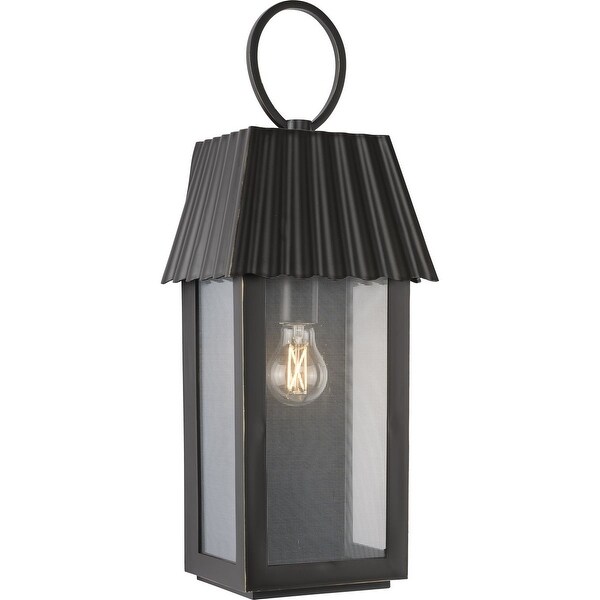 Jeffrey Alan Marks Point Dume Hook Pond Oil Rubbed Bronze Outdoor Wall Lantern with DURASHIELD - 8.5 in x 7.125 in x 22.375 in Shopping - The Best Deals on Outdoor Wall Lanterns | 39579069