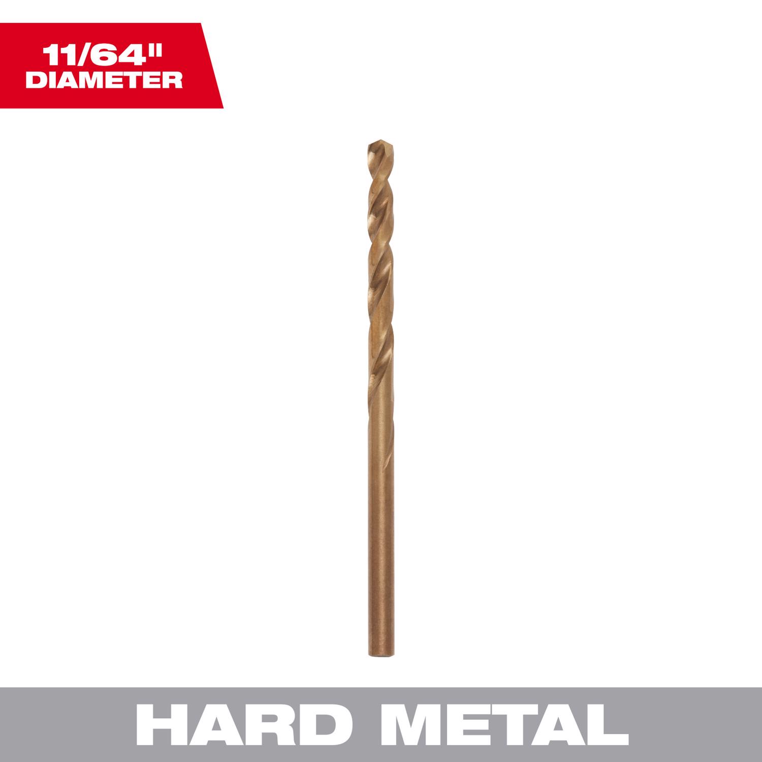 MW Red Helix 11/64 in. X 3-5/16 in. L Steel Thunderbolt Drill Bit 1 pc