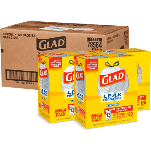 Clorox Glad Kitchen Bags | Tall， w