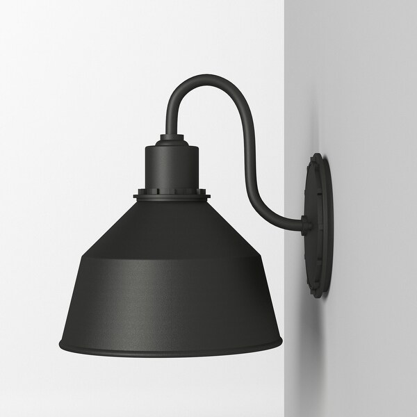 Mantiel Black Outdoor Wall Mount By Minka