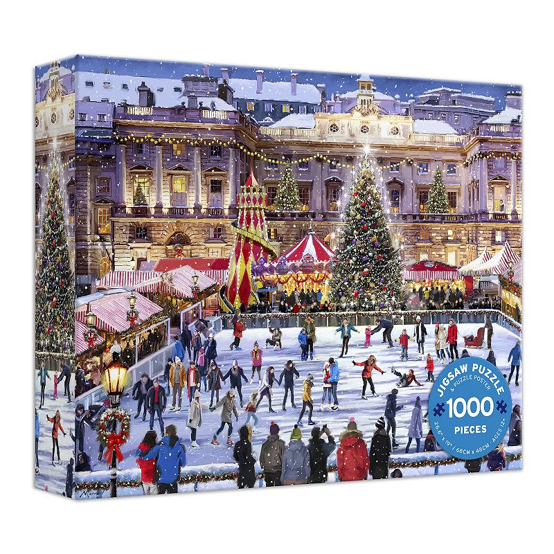 Winter Skating 1000 Piece Holiday Puzzle