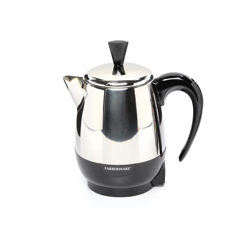 Farberware FCP240 2-4-Cup Percolator， Stainless Steel