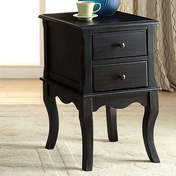 Nathan Side Table in Antique Black