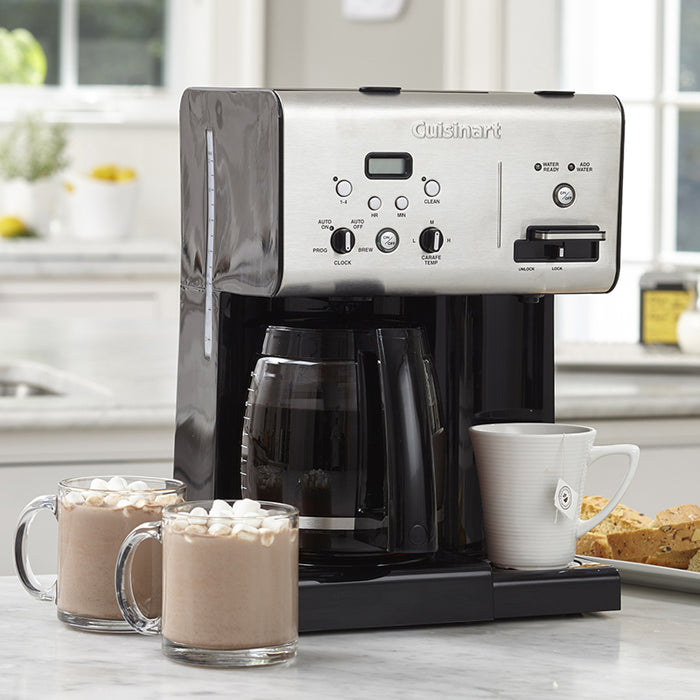 Cuisinart CHW12C Coffee Plus 12Cup Programmable Coffeemaker And Hot