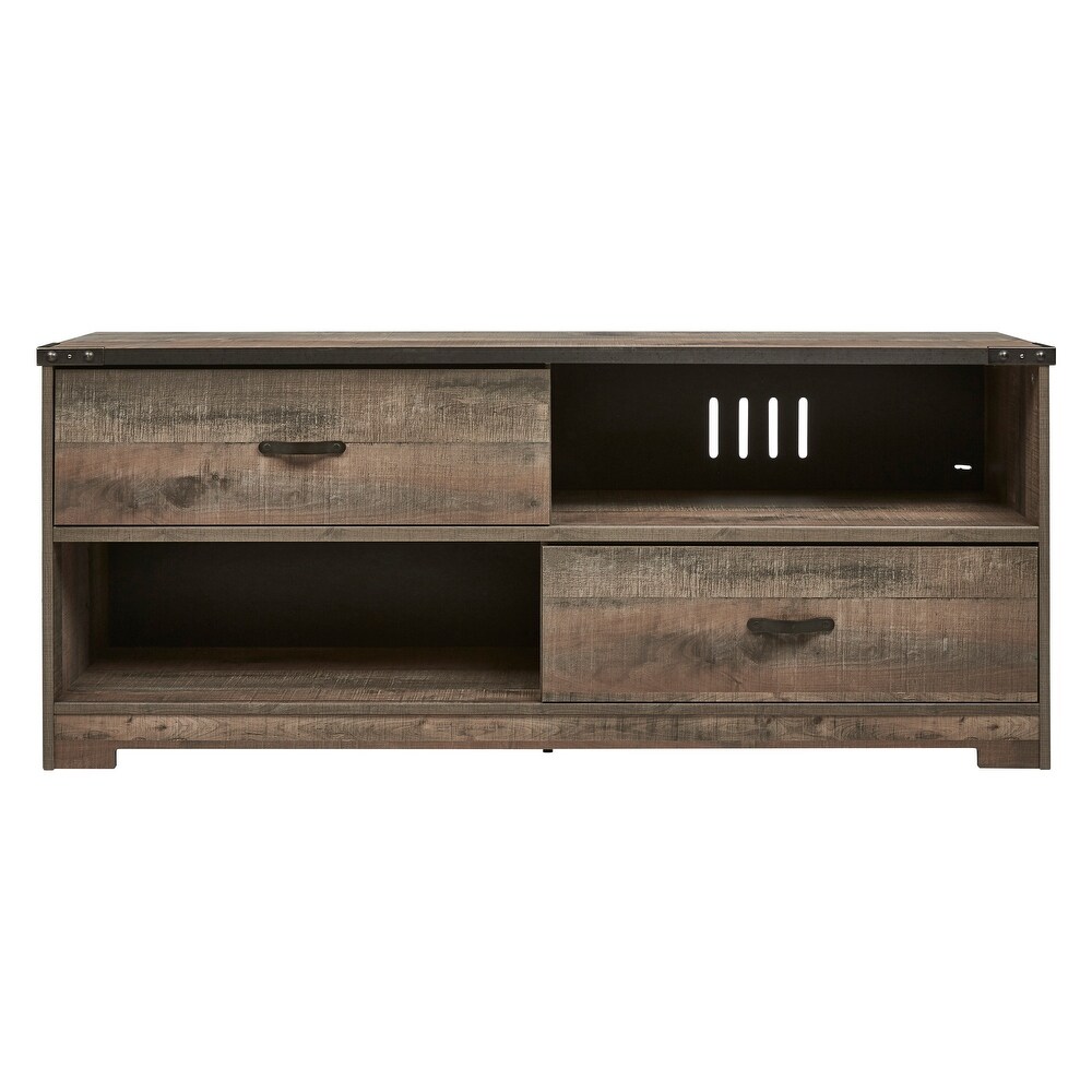 Trinell Casual Large TV Stand  Brown