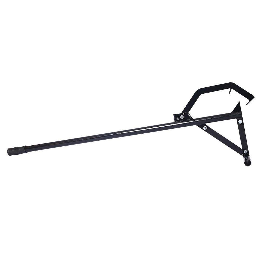 Amucolo Black Metal TimberJack Triple Thick Log Lifter Heavy-Duty Log Jack GH-CYW4-384