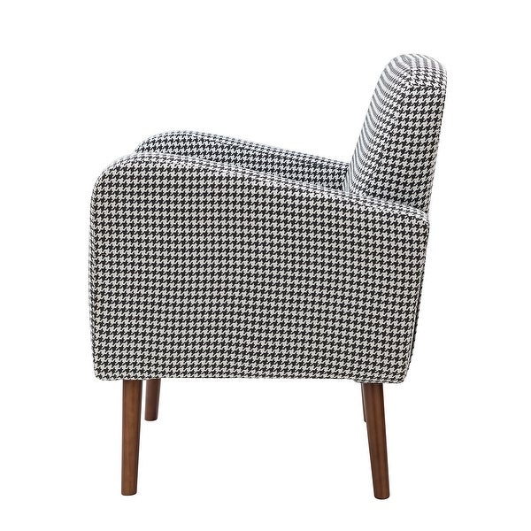 Aeetes Modern Upholstered Armchair with Solid Wood Legs by HULALA HOME