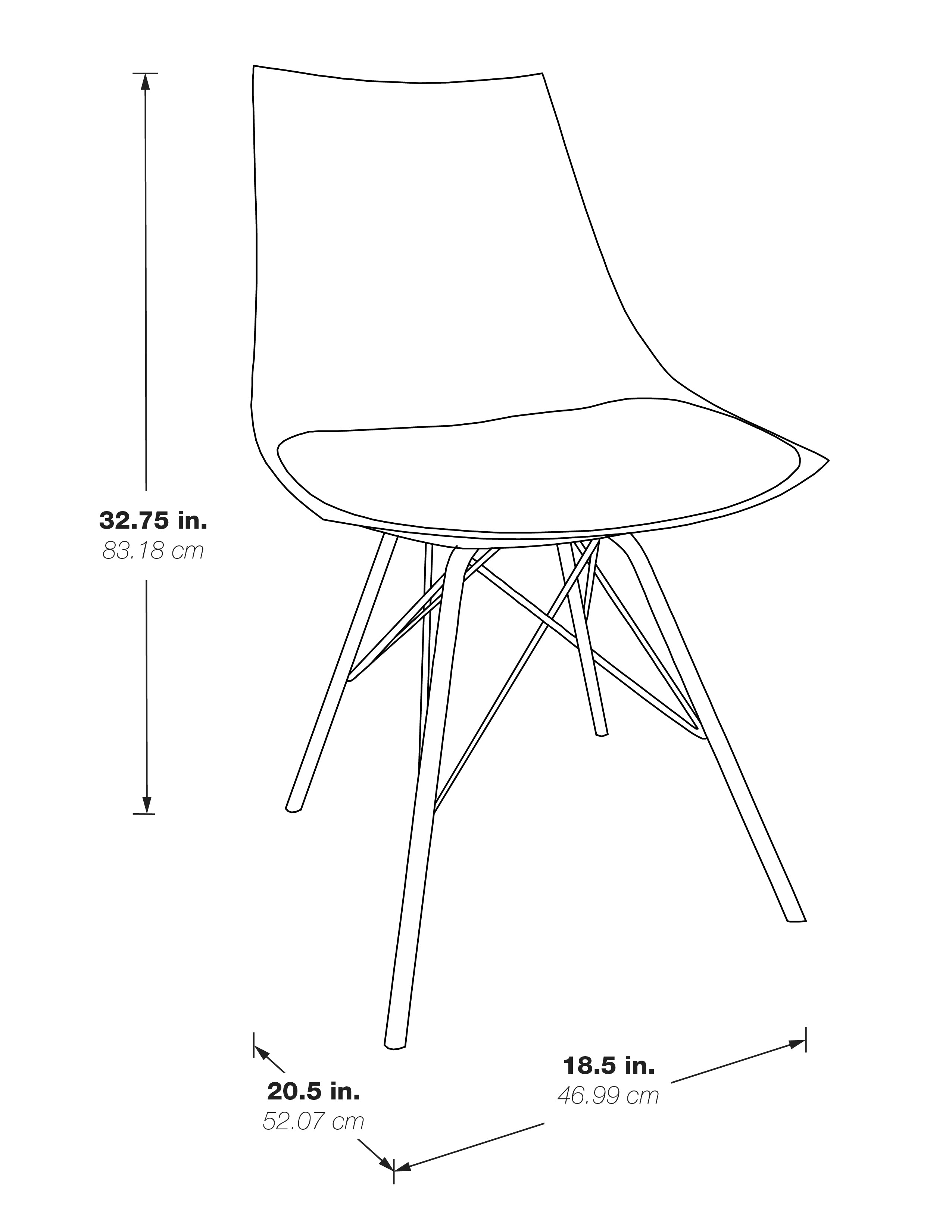 OSP Home Furnishings Oakley Chair in White Faux Leather with Gold Chrome Base