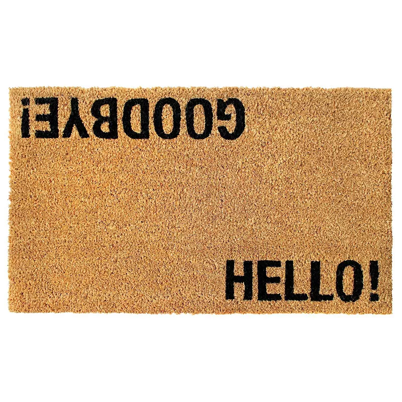 RugSmith Hello-Goodbye Doormat - 18'' x 30''