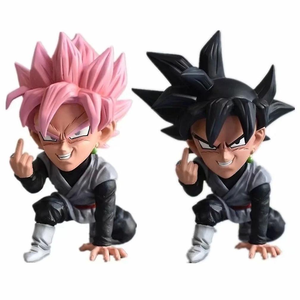 2pcs Super Saiyan Anime Figurine Dragons Ballaction Figurine Toy Model