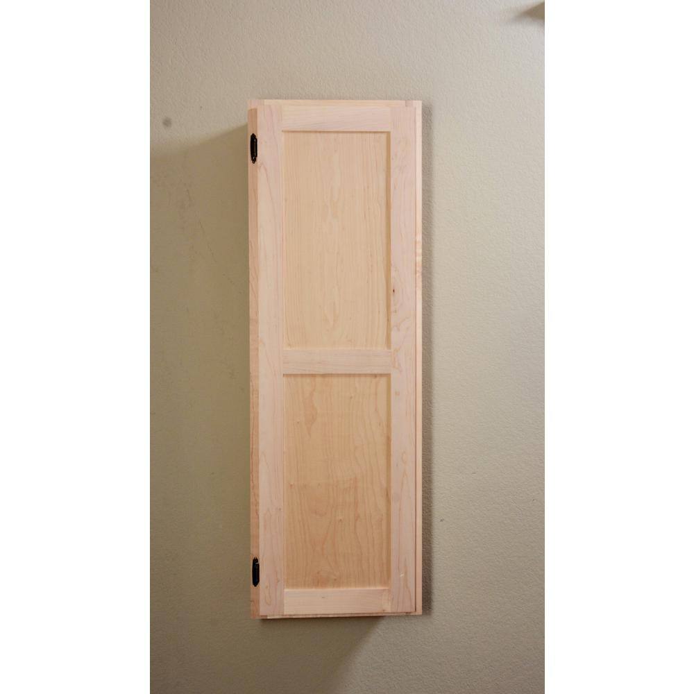 Hide-Away In-Wall Ironing Series Maple Shaker Door SUP400MS