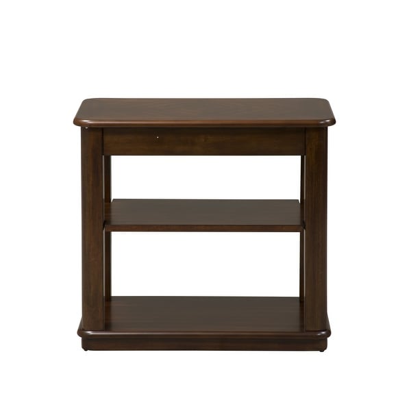 Wallace Dark Toffee Chair Side Table