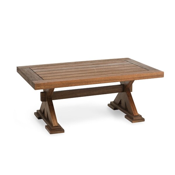 Claremont Collection WeatherResistant Eucalyptus Coffee Table