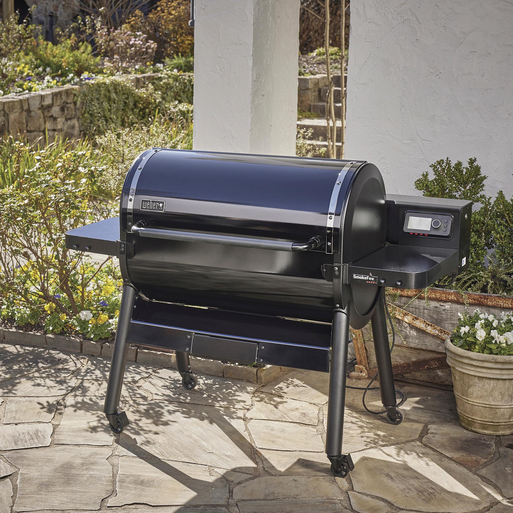 Weber 23722001 Smokefire Sear+ Elx6 Wood Fired Pellet Grill - Black