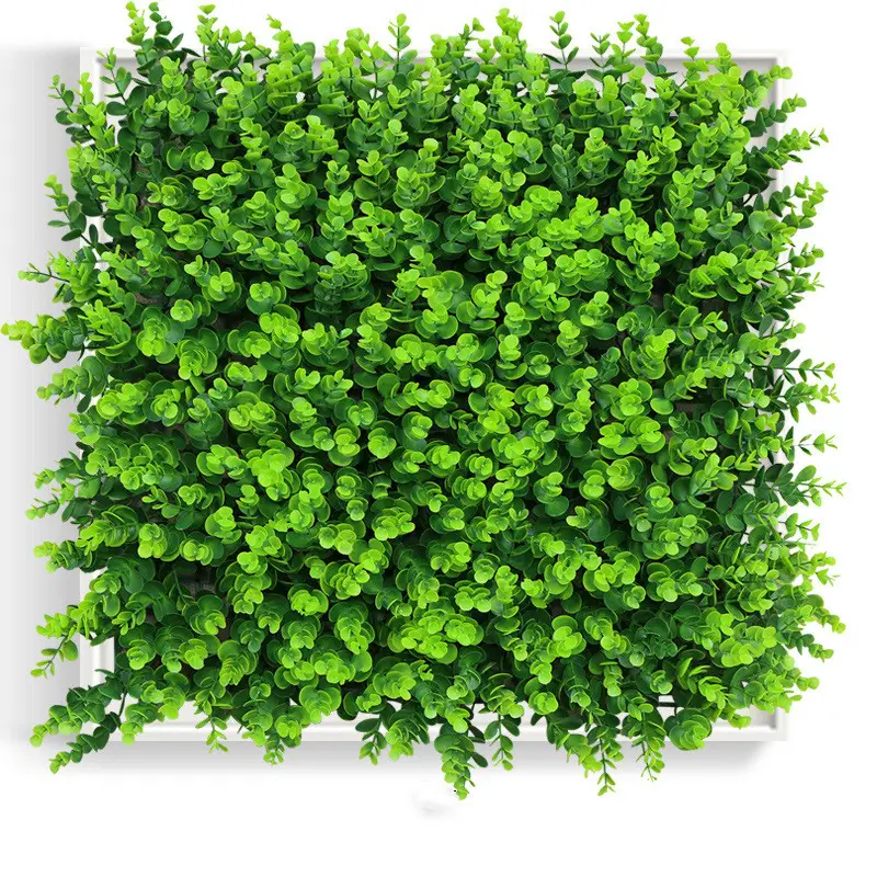 Wholesale Customized Artificial Landscape Plants Wall Vertical Boxwood Hedge for Garden Wedding Supplies Wall