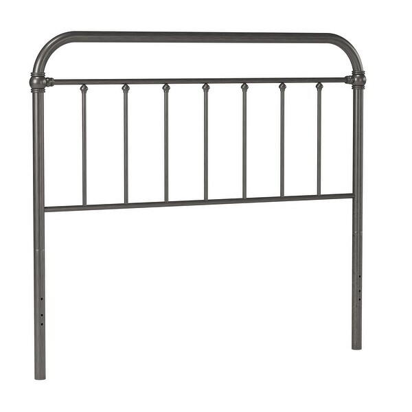 Hillsdale Furniture Kirkland Metal Headboard， Aged Pewter - - 33142603