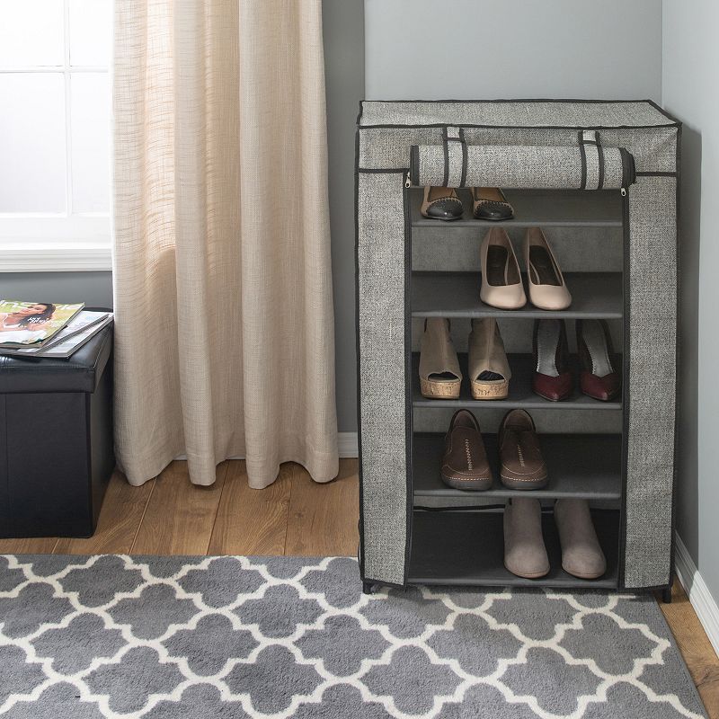 Simplify 5 Tier Shoe Organizer and cover