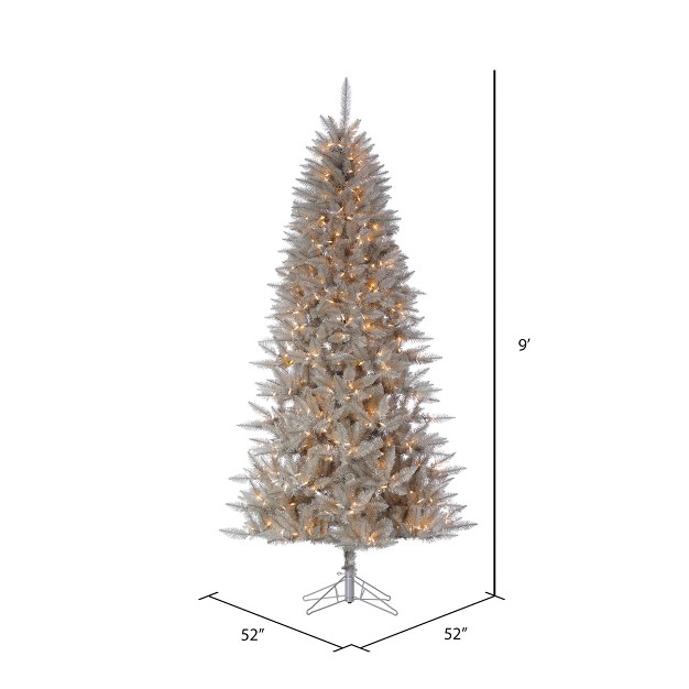 Vickerman Platinum Fir Artificial Christmas Tree