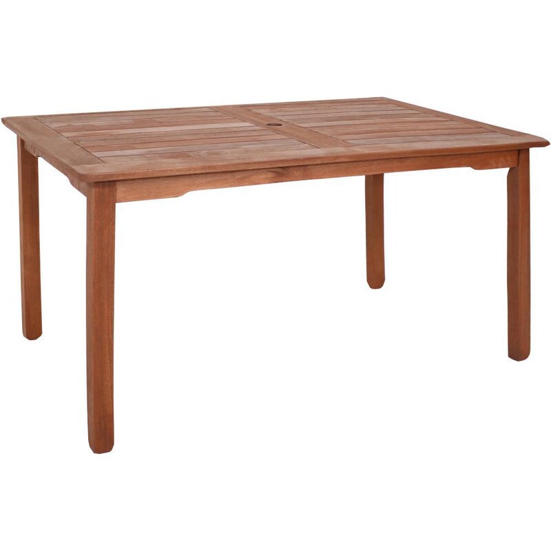 Ultimate Patio 5-Foot Meranti Wood Outdoor Dining Table