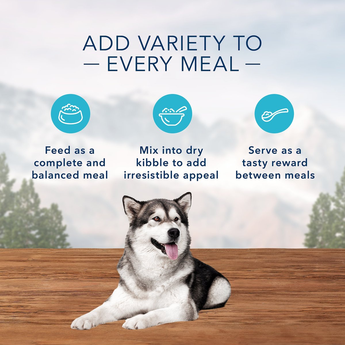 Blue Buffalo Wilderness Denali Dinner with Wild Salmon， Venison and Halibut Grain-Free Canned Dog Food