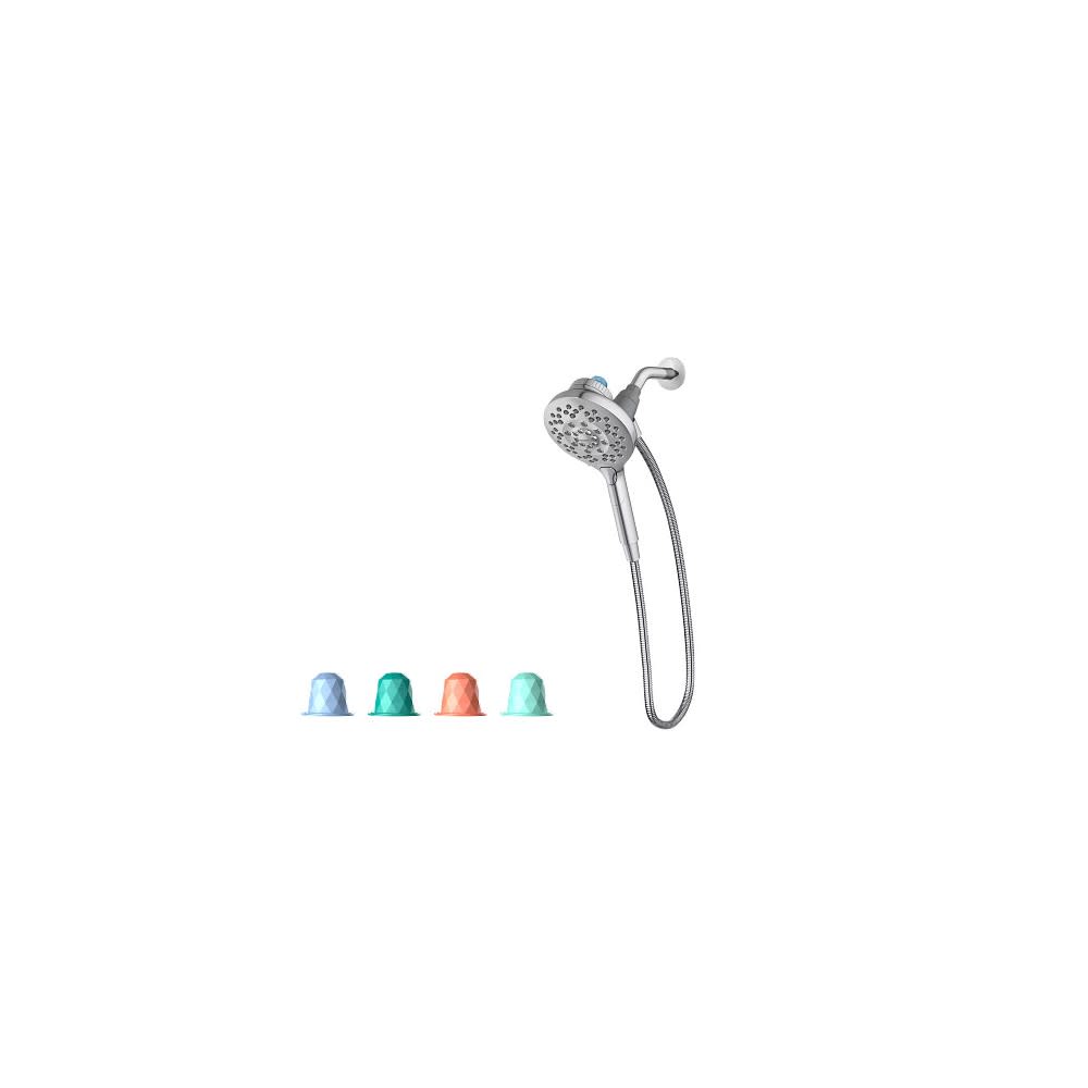 Moen Chrome Aromatherapy Handshower with INLY Shower Capsules ;