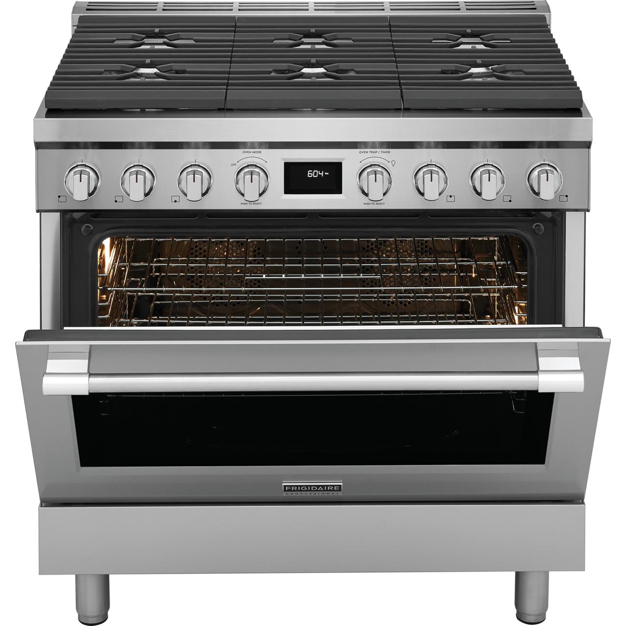 Frigidaire Professional 36-inch Freestanding Dual-Fuel Range with Convection Technology PCFD3670AF