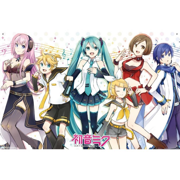 Trends International Hatsune Miku Musical Group Unframed Wall Poster Prints