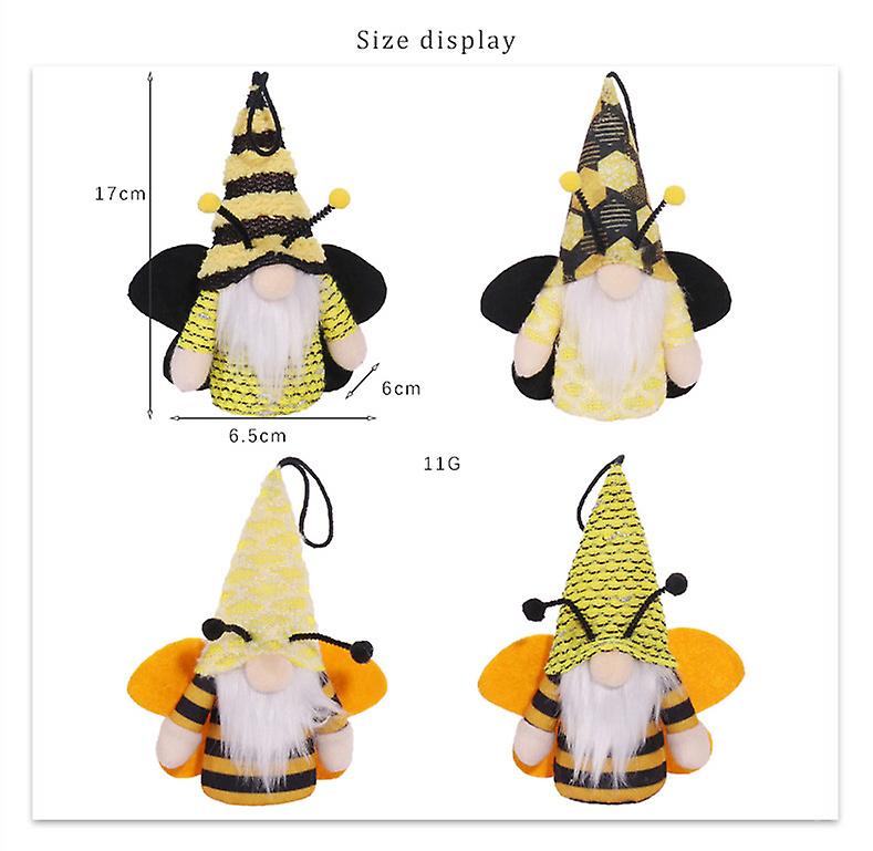 Bee Festival Glow With Wings Cartoon Faceless Doll Doll Night Lamp