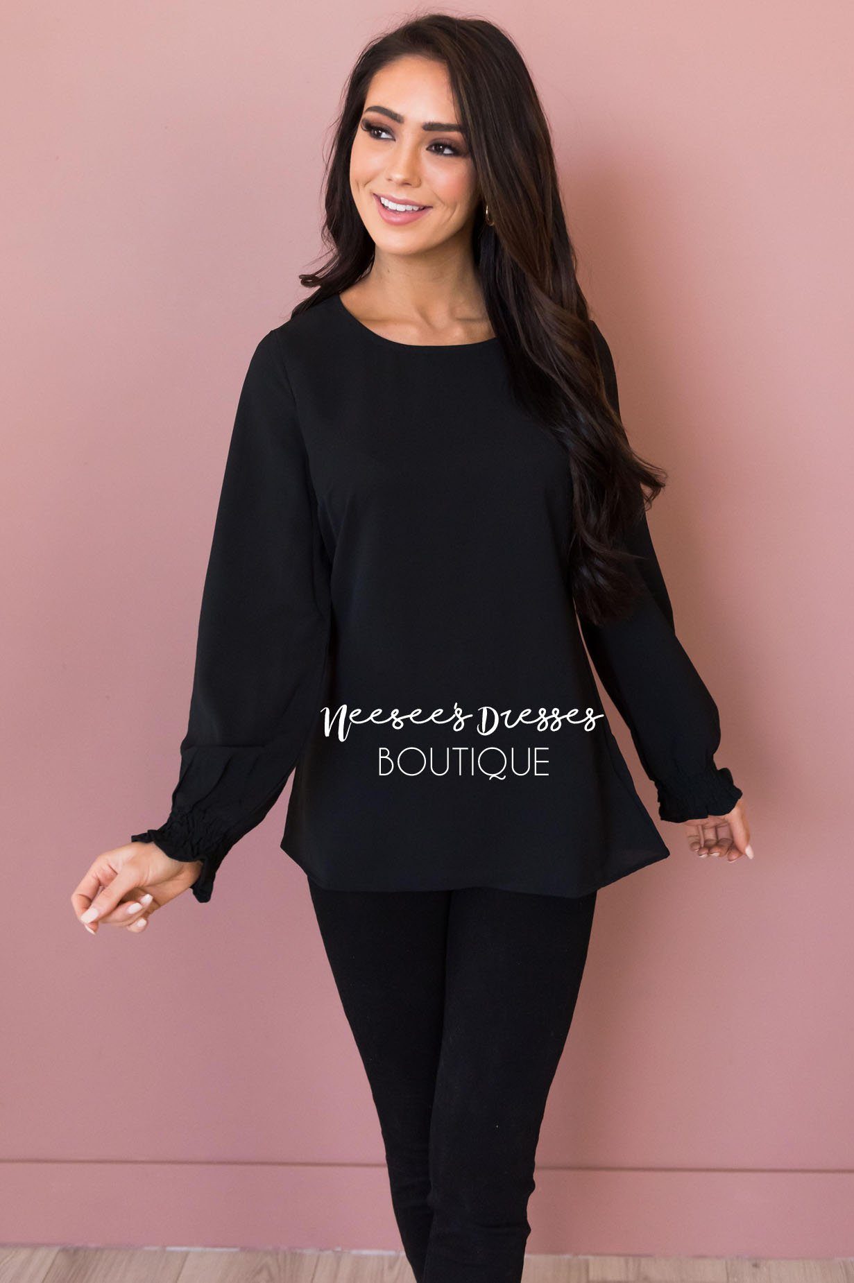 Uptown Girl Modest Blouse