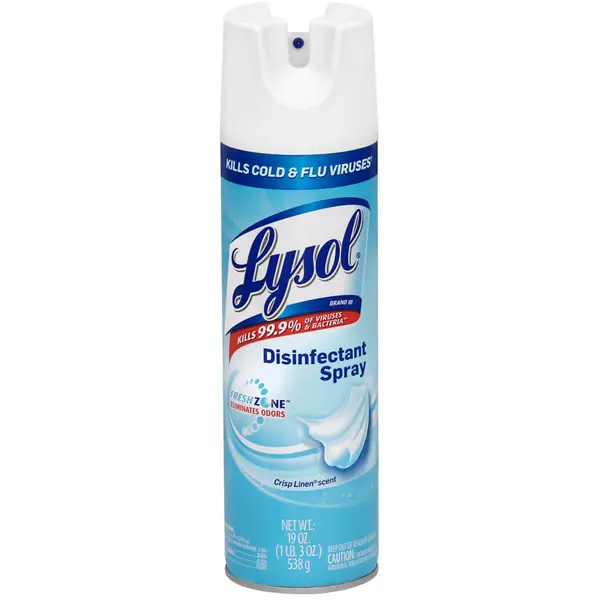 Lysol 19 oz Crisp Linen Disinfectant Spray