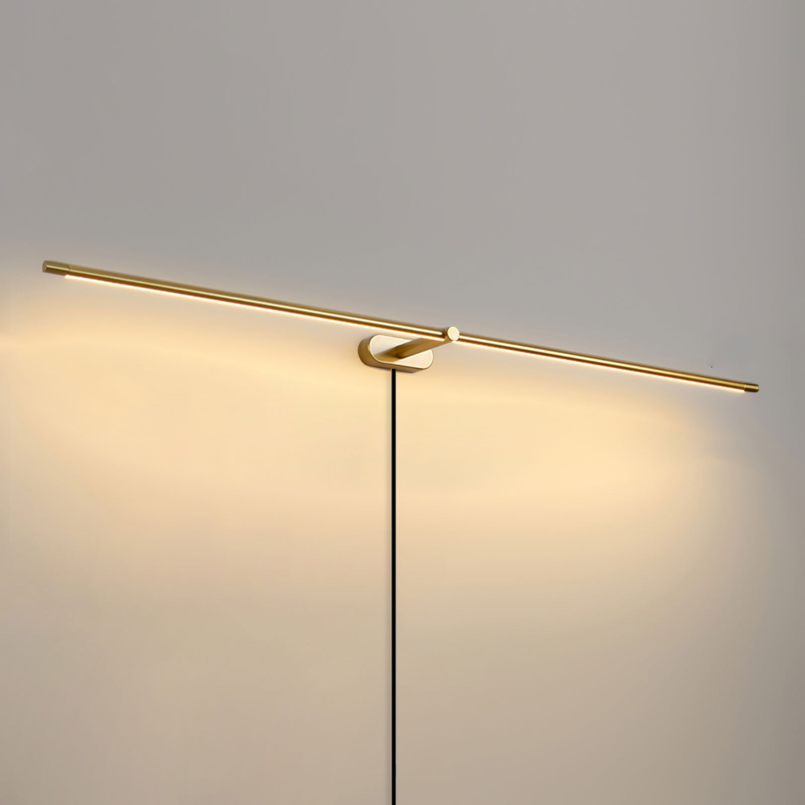 Minimalist Linear Plug-in Wall Lamp