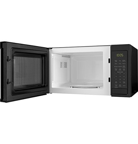 GE® 0.9 Cubic Foot Capacity Countertop Microwave Oven, Black, JES1095DMBB