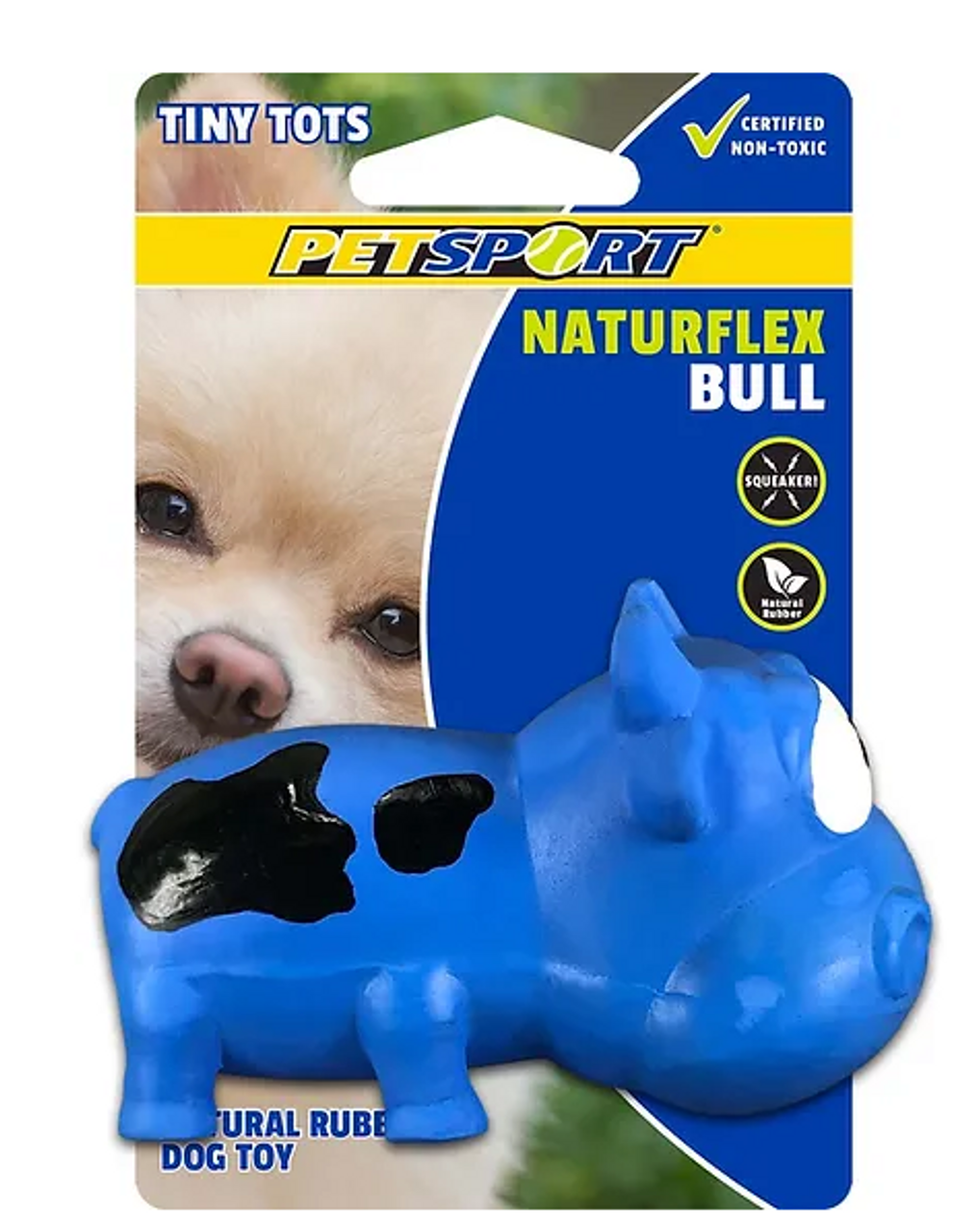 PetSport Naturflex Tiny Tots Bull Dog Toy