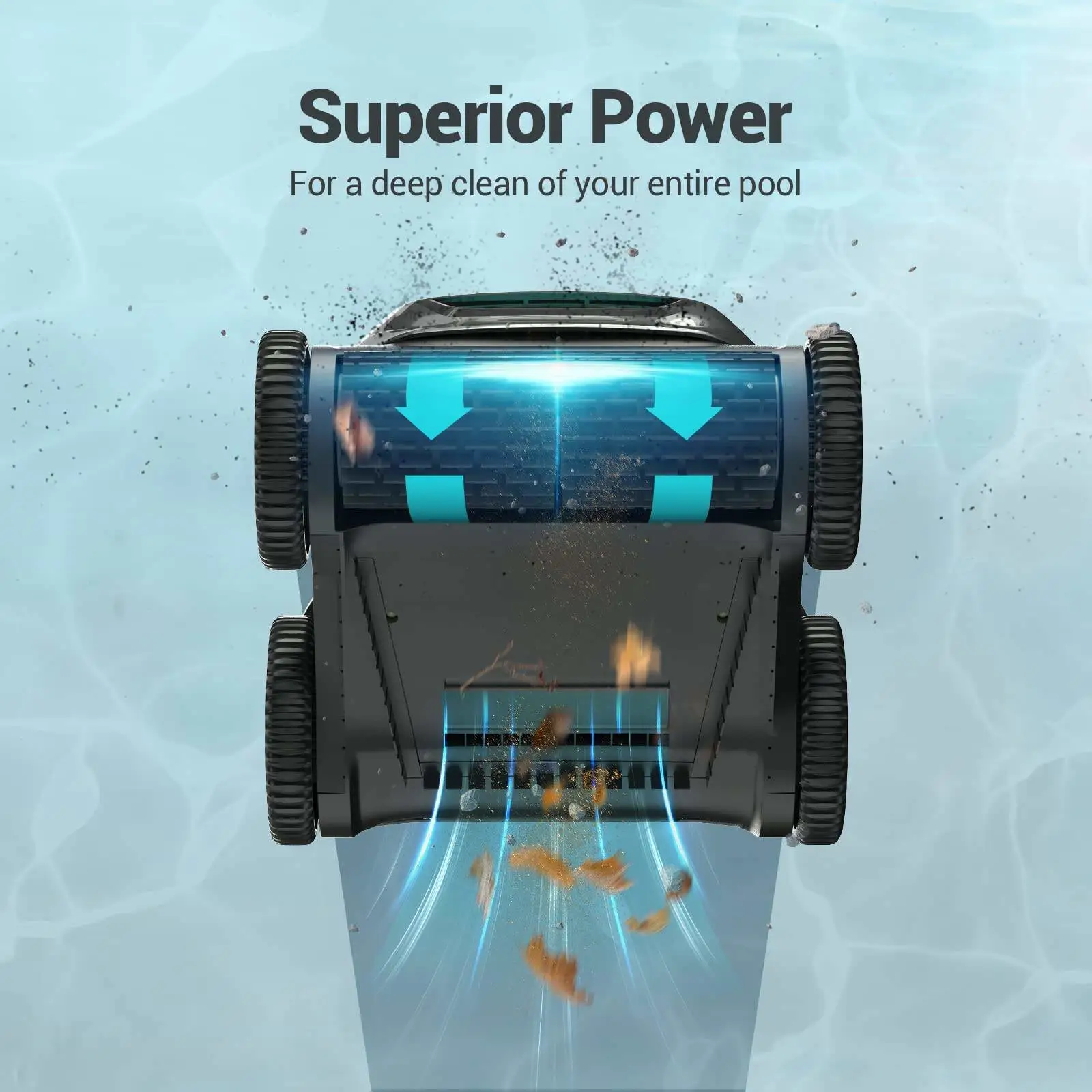 (2023 Upgrade)  Cordless Robotic Pool Cleaner