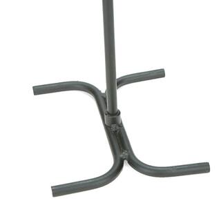 Mind Reader 4-Piece Stand Alone Fire Place Set Steel Construction Includes Stand Brush Poker Tongs ShovelScooper Black FIRE4-BLK