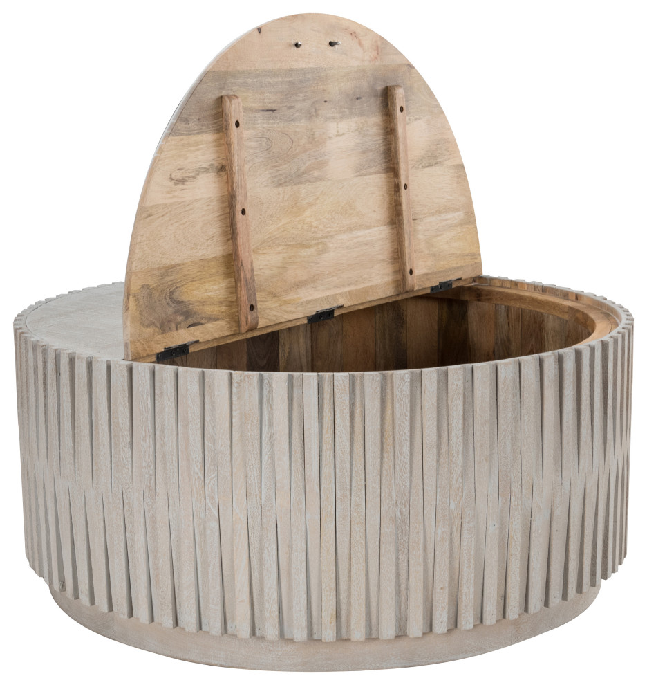 Maya Round Coffee Table By Kosas Home   Farmhouse   Coffee Tables   by Kosas  Houzz