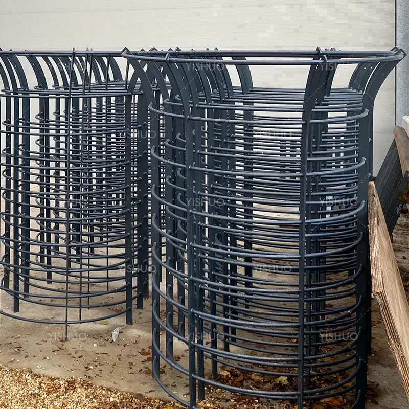 Factory supply powder coated/galvanized steel tree guard for sale