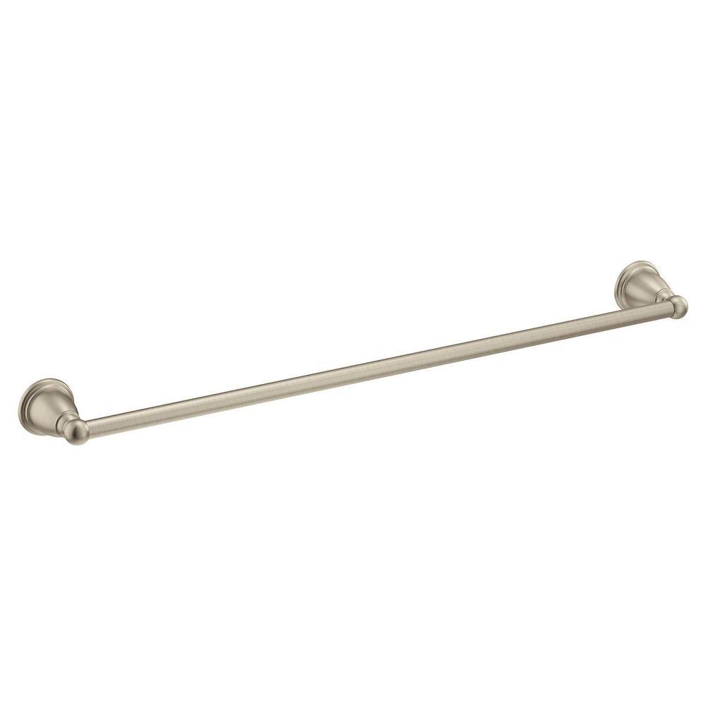 MOEN Brantford 18 in. Towel Bar in Brushed Nickel YB2218BN