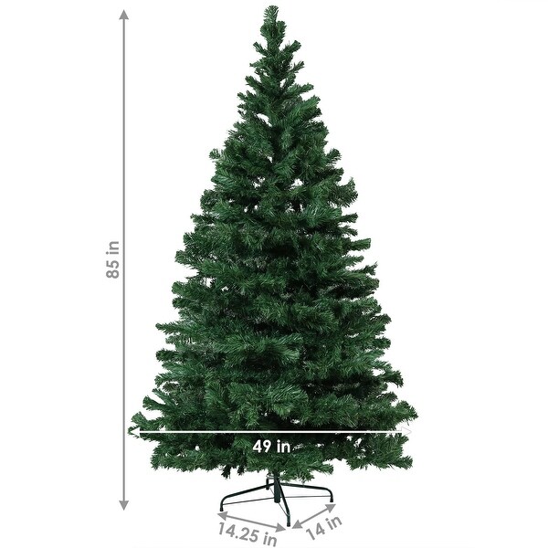 Sunnydaze Faux Canadian Pine Christmas Tree with Hinged Branches