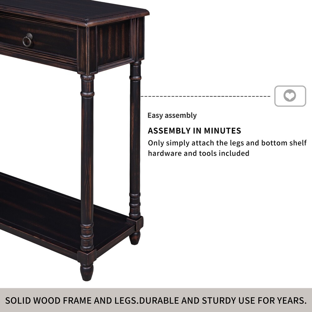 Console Table Sofa Table with Drawers   51.57\