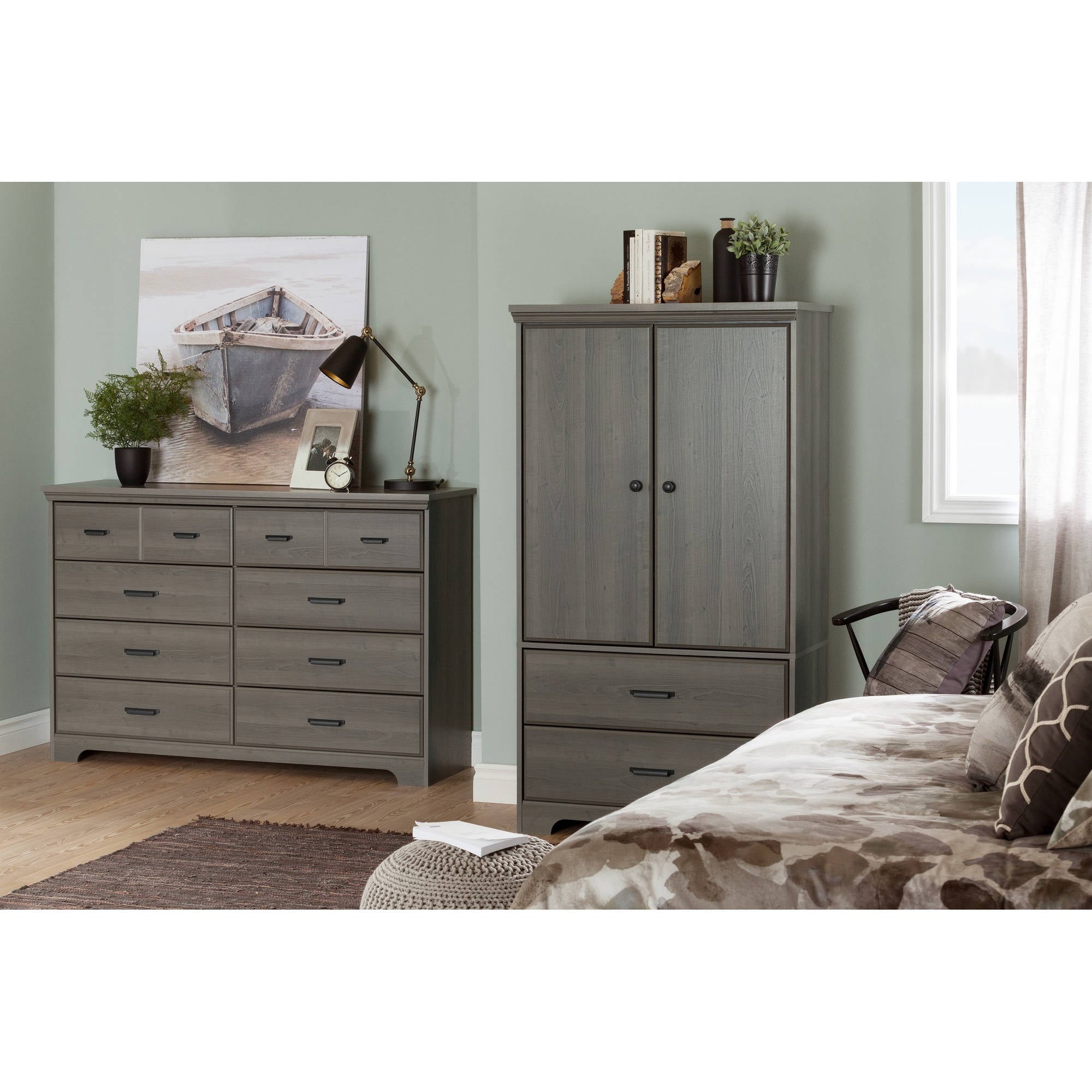 South Shore Versa 8-Drawer Double Dresser, Multiple Finishes